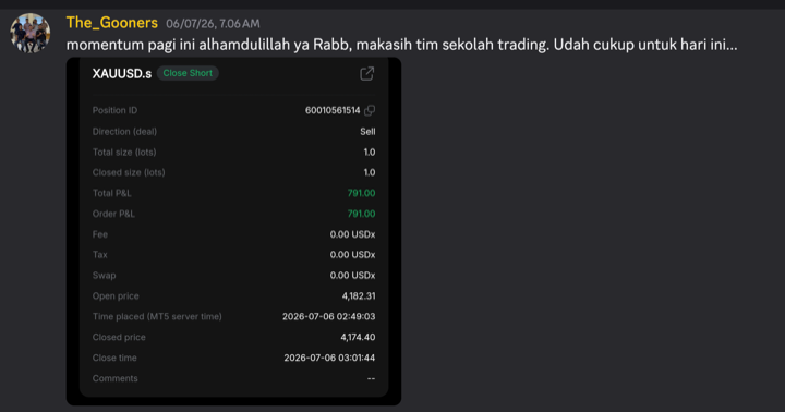 Testimoni member di Discord Setra