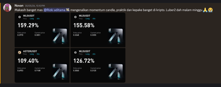 Testimoni member di Discord Setra